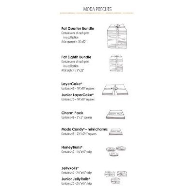 4) Precut Moda Fabrics